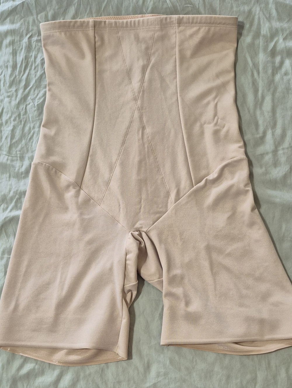 High-Waist Nude Shaping Shorts